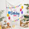 Estilo Ins Popular Tela de Fondo para Cumpleaños Bandera Colgante Tela Colgante Tapiz de Cumpleaños Decoración de Escena de Fiesta Tela de Pared para Decoración de Fotos