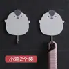 Ganchos Adhesivos Creativos con Pegamento Fuerte, Ganchos Lindos de Pared, Pegatinas de Pared sin Taladro, Ganchos sin Rastro, Ganchos Decorativos Adhesivos de Alta Resistencia