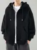 Sudadera Cardigan Pesada para Hombre Marca Americana de Moda Ropa para Hombre de Primavera y Otoño Tops de Pareja Chaqueta de Otoño Abrigo con Capucha