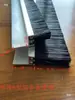 Cepillo de Tira de Aleación de Aluminio Doble Fila Forma H Engrosado Cepillo de Tira de Nylon a Prueba de Polvo Cepillo para Máquinas Herramientas Industriales Tira de Sellado para Parte Inferior de Puerta