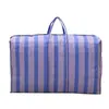 Bolsa Azul Tejida de Gran Capacidad para Mudanzas, Empacar Equipaje en Temporada de Graduación, Duradera, Resistente al Desgaste y Fuerte Bolsa de Almacenamiento para Ropa