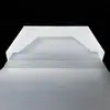 Caja con Cierre de Hebilla para Documentos de Plástico A4, Caja para Archivos PP con Tapa, Caja para Archivos tipo Sobre Transparente Translúcido Escarchado Engrosada, Impresa con Logo