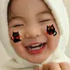 Pegatinas de Tatuaje de Gatito de Dibujos Animados Sandía Hamburguesa Papas Fritas Manzana Globo Gatito Lindo Pegatinas de Tatuaje Transfronterizo
