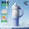 Vaso Gigante Hielo-Jefe con Revestimiento Cerámico, Taza de Viaje Aislada de Acero Inoxidable - Capacidad Ultra Grande, Mantiene las Bebidas Calientes/Frías, Taza para Oficina y Coche para Hombres