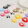 Versão Q grandes pegadas pés PVC cola macia chinelos de telefone móvel shell acessórios decorativos DIY jóias copo ipad shell patch
