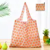 Bolsa de compras plegable de gran capacidad, bolso de mano portátil para supermercado, impresión de logotipo, bolsa de almacenamiento 190T, directo de fábrica