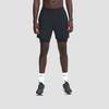 Shorts esportivos de secagem rápida de verão para homens forrados soltos falso de duas peças calças de basquete de desgaste externo estilo americano calças de fitness