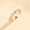 Exquisitas Explosiones Amor Amor en Corazón Anillo de Pareja Moda Personalidad Simple Celebridad de Internet Joyería Recomendada para Hombres y Mujeres
