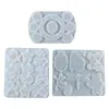 Molde para Pingente de Resina de Cristal DIY Papoula Tema Oceano Caracol Lagarto Sino de Vento Molde de Silicone