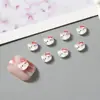 Joyas para Uñas de Dibujos Animados Sanrio Transfronterizas Mini Hielo Transparente Gato Kt Melody Resina Pasador DIY Diamante para Uñas Joyería
