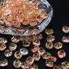 Contas de Vidro Fantasia Cristal Imitação Altamente Transparente Contas Quadradas Assimétricas Torcidas Contas Soltas Pulseira DIY Acessórios de Joias