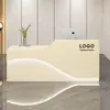 Mostrador de bar nuevo estilo caja registradora simple moderno recepción mostrador de recepción ropa té de leche tienda de conveniencia gabinete de caja registradora mostrador de bar pequeño