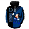 Sudadera con capucha y estampado 3D para hombre estilo NFL rugby europeo y americano 2023 suéter abrigo de manga larga camisa de pareja de dibujos animados