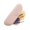 Bolsa de maquillaje de silicona para almacenamiento Amazon transfronteriza, bolsa de almacenamiento a prueba de polvo para herramientas de brochas de maquillaje, bolso de mano de maquillaje portátil para viajes