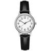 Comercio Exterior Transfronterizo Nuevo Estilo Simple Digital Moda Aleación Reloj de Cuarzo Compacto Correa de Cuero Reloj de Mujer Venta al por Mayor