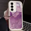 Nova Capa para Celular S25Ultra Capa Escada A16 Capa Protetora S24 Mármore A72 S23Plus Adequada para A55