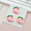 Brinquedo de Comida Semi-Tridimensional Fruta Ameixa Pitaya Carambola Acessórios de Resina Acessórios de Decoração DIY Enfeites Minúsculos