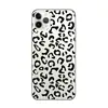 16 Funda de Teléfono de Estampado de Leopardo de Moda de Alta Transparencia 17 Adecuada para 14Pro Max Funda Protectora 13 Funda Suave Anti-Caídas 15 para Mujeres