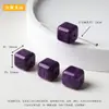 Colección de Cuentas Espaciadoras Cubo de Cristal Natural, Accesorios Hechos a Mano para Joyería DIY, Cuentas Sueltas Cubo de Ágata para Pulseras, Accesorios al por Mayor