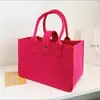 Bolsa de Fieltro de Color Sólido Directo de Fábrica Bolsa de Regalo Gran Capacidad Bolsa de Regalo Se Puede Imprimir LOGOTIPO En Stock