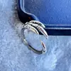 Anillo para Hombres Mayores Apertura Ajustable Estilo de Corte para Mujeres Diseño Retro de Nicho Marca de Moda Anillo de Estilo Frío Dedo Índice
