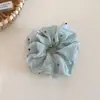 Goma de pelo de lunares colorida estilo coreano para mujer, Suave y versátil para coleta baja, Cuerda para moño informal, Accesorio para el cabello para mujer