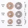 Botones Metálicos con Puntos de Perla y Diamante Cosidos a Mano, Botones de Moda y Exquisitos para Ropa Exterior de Lana, Trajes, Cortavientos, Botones