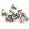 Parafusos Maquinados Niquelados para Eletrodomésticos Bm3*4~40 Cabeça Panela Grande Parafusos Pequenos para Microcomputador Parafusos de Cabeça Redonda Grande em Cruz