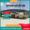 Galpão de PVC externo, barracão deslizante, cobertura retrátil para quadra de basquete, toldo elétrico suspenso, toldo retrátil móvel