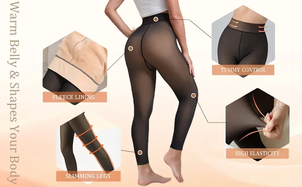 Sheer Warm Leggings