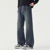 Ropa de Hombre Shanggu Retro Americano Cordón Micro-Acampanado Jeans Caída Holgado Adelgazante Pantalón de Campana Nueva Tendencia