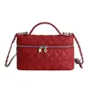 Bolso Pequeño Cuadrado de Nicho Coreano para Mujer 2026 Modelo Nuevo Más Vendido de Alta Gama Moderno Bolso Cruzado con Cadena Acolchada de Lujo Ligero
