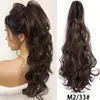 Comercio Exterior Transfronterizo Pelucas Europeas y Americanas Trenzadas, Coletas para Mujer, Cabello Largo Rizado, Extensiones de Coleta con Clip Invisible, Trenzas, Al por Mayor en Stock
