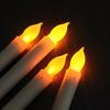 Venta al por mayor del fabricante Decoración del hogar Velas Electrónicas LED Velas con Vara Extendida para Bodas Luces de Tira para Halloween Llama Brillante