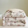 Colcha de fibra de soja Tipo A, adequada para primavera e outono, colcha de inverno, dormitório infantil, uso individual de estudante, lavável à máquina