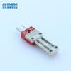 Termopar Omijia tamanho pequeno 526 tungstênio rênio com mini plugue macho tipo C com alça de enrolamento conector de terminal vermelho