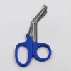 Tijeras de Gasa de Acero Inoxidable, Tijeras para Lona de Vendaje, Tijeras de Codo, Opcionales Multicolor en Stock