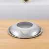 Tampas de panela de aço inoxidável para atacado com vidro temperado para uso doméstico, extra grossas, adequadas para cozinhar na cozinha, transparentes e resistentes ao calor