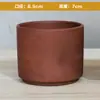 Maceta para Suculentas, Maceta de Cerámica Gruesa de Terracota para Plantas Verdes, Buganvilias y Raíces Viejas, Maceta Transpirable