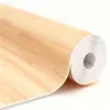 Suelo Vinílico con Textura de Madera para Uso Doméstico, Piso Plástico de Instalación Directa, Renovación de Piso Interior, Pegatinas de Piso Autoadhesivas de PVC