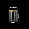 Frasco de Almacenamiento de 80 mm Tubo de Vidrio con Corcho Botella Botella de Vidrio para Té de Flores Botella Sellada para Almacenamiento de Granos de Alimentos Tapón de Corcho