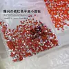 Joias para Nail Art com Pedras Diamante Laranja de Fundo Plano, Joias para Nail Art com Pedras Strass de Vidro Diamante Redondo Pequeno Laranja Âmbar Vermelho Brilhante
