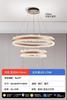 Sala de Modelos Pasillo Sala de Estar Candelabro Dormitorio Diseñador Italiano Lujo Ligero Iluminación de Comedor Luz Principal Anillo LED Estilo Nuevo