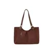 Bolsa Tote Americana Nicho Outono Inverno Fosca Feminina Grande Capacidade Retro Versátil para o Dia a Dia Meilade Ombro Único Subarmário