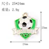 Serie Deportiva de Fútbol y Baloncesto Colgante de Aleación con Goteo de Aceite Accesorios para Joyería Hecha a Mano DIY Accesorios Colgantes para Llaveros