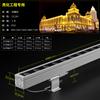 Luz LED para Lavado de Paredes Impermeable para Exteriores Accesorio de Iluminación Lineal Fachada de Pared Exterior 512 Cortina de Pared Colorida Luz Lineal RGB