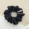 Goma para el pelo satinada de lunares estilo coreano, sencilla, con tacto de alta gama, Cuerda para el pelo de tejido sedoso, Cuerda para el pelo de moda, Banda elástica