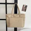 Bolso tote de mujer de comercio exterior transfronterizo, bolso de mano, bolso de hombro, gran capacidad, relleno de plumón, ligero y simple para otoño e invierno