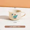 Caneca de Leite Desenho Animado 304 Multiuso Infantil Camada Dupla Anti-Queimadura Copo de Aprendizagem para Beber Copo de Bebida Aberta Doméstico com Alça