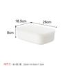 Caja de almacenamiento de clasificación de plástico de escritorio de estilo japonés con tapa, caja de almacenamiento de artículos diversos, caja de almacenamiento de juguetes de jardín de infantes